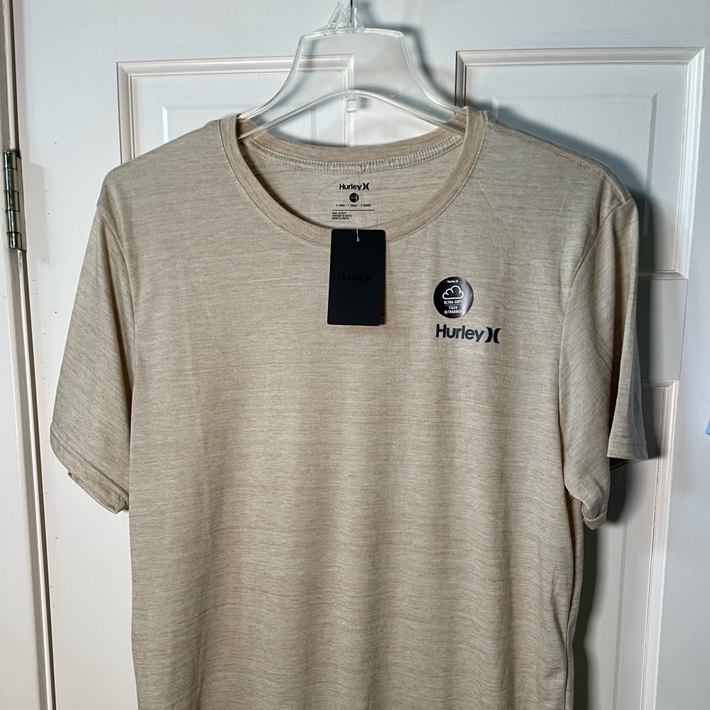 Hurley Minimal Graphic Tee - Tan XL